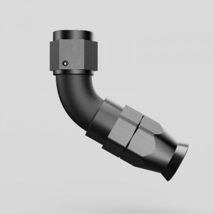 PTFE 60 graders slangeende fittings adapter