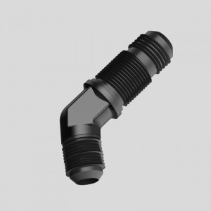 60 graders mandlige bulkhead brændstoffitting adapter Union Aluminium