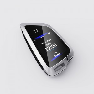 Smart LCD -bilnøgle, opgradernøglefri indgang, Auto Lock&Unlock Remote Car Starter, Key Fob Replacement Anti Theft Accessories, Vehicle Logo Display